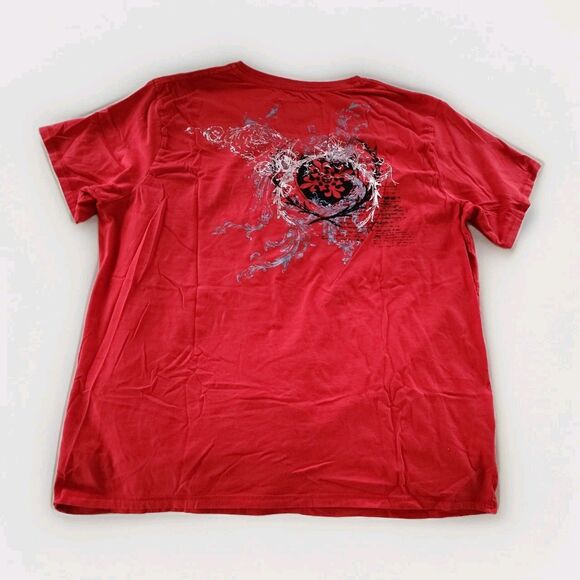 LL Cool J T-Shirt Men's Sz XXL Red Short Sleeve Shirt Streetware Y2K Trend Retro - Picture 2 of 10